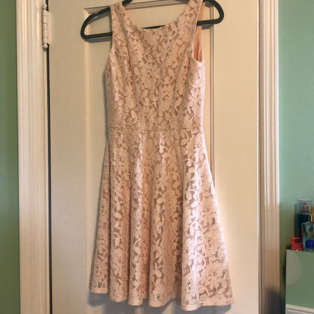 Speechless (Macy’s)- Blush colored lacy dress